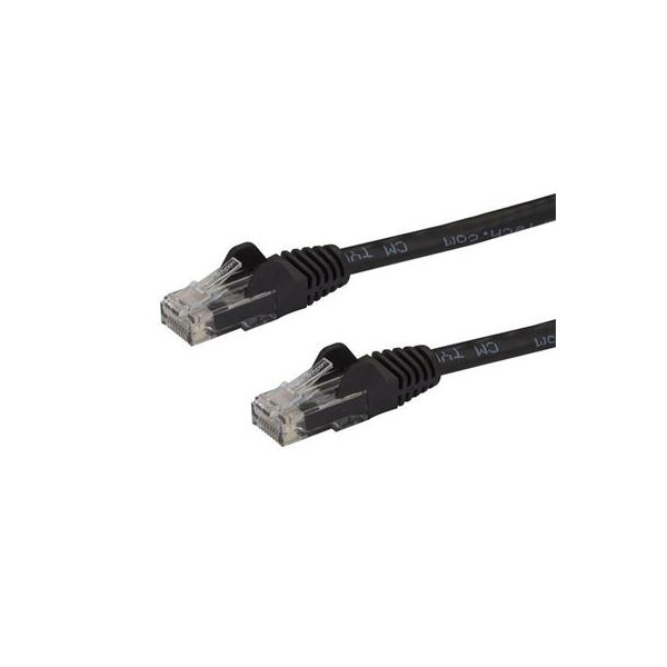 10 CAT6 Patch Black