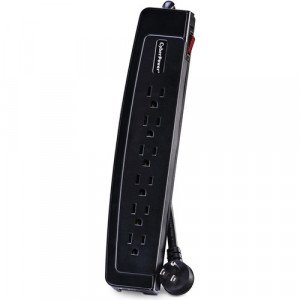 CyberPower CSP604T Professional 6-Outlets Surge Suppressor 4FT Cord and TEL -CSP604T