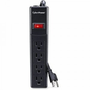 CyberPower CSB404 Essential 4-Outlets Surge Suppressor 4FT Cord -CSB404