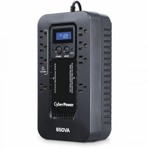 CyberPower EC650LCD Ecologic UPS Systems -EC650LCD