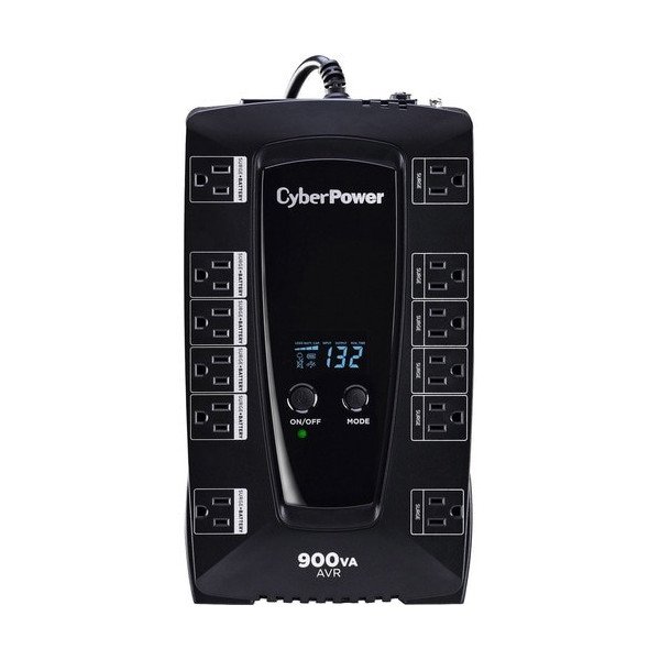 CyberPower Intelligent LCD Series AVRG900LCD 900VA 480W UPS