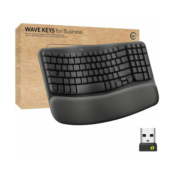 Logitech Wave Keys for Business Ergonomic Keyboard