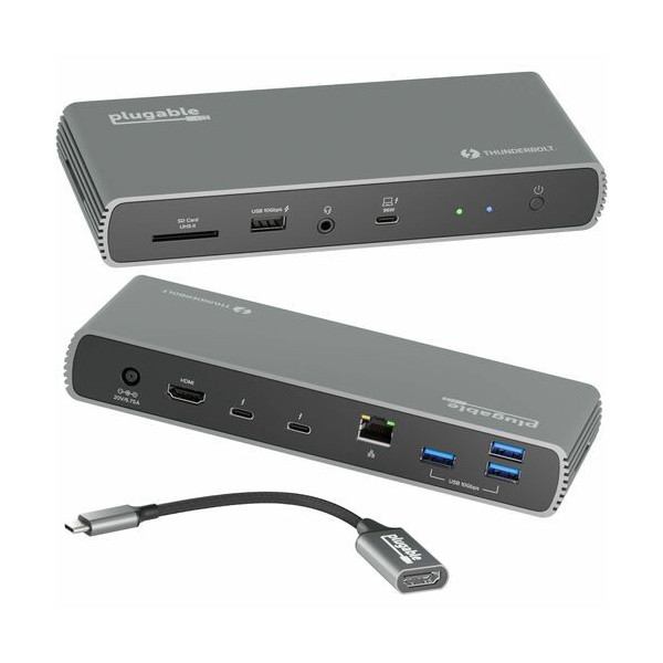 Plugable Thunderbolt 4 Dock with 100W Charging