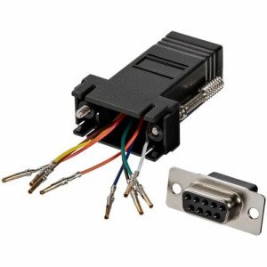 DB9 to RJ45 Modular Serial Adapter -GC98FF