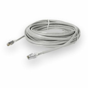 50ft RJ-45 (Male) to RJ-45 (Male) White Cat6A STP PVC Copper Patch Cable -ADD-50FCAT6ASTP-WE