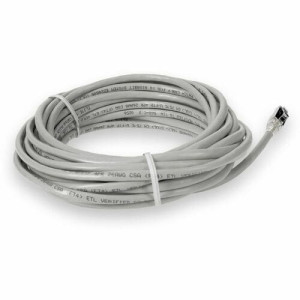 50ft RJ-45 (Male) to RJ-45 (Male) White Cat6A STP PVC Copper Patch Cable -ADD-50FCAT6ASTP-WE