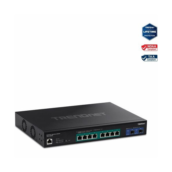 TRENDnet 10-Port Multi-Gig Web Smart PoE+ Switch