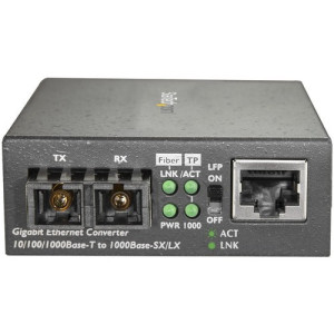 Multimode SC Fiber Ethernet Media Converter -MCMGBSCMM055