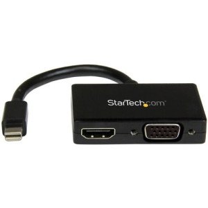 2-in-1 Mini DisplayPort to HDMI or VGA Converter -MDP2HDVGA