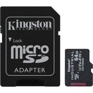 Kingston Industrial SDCIT2 64 GB Class 10/UHS-I (U3) V30 microSDXC -SDCIT2/64GB