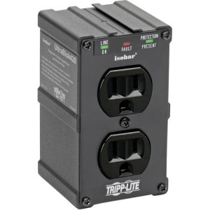 Tripp Lite Isobar ULTRABLOK Premium 2-Outlets Surge Suppressor -ULTRABLOK