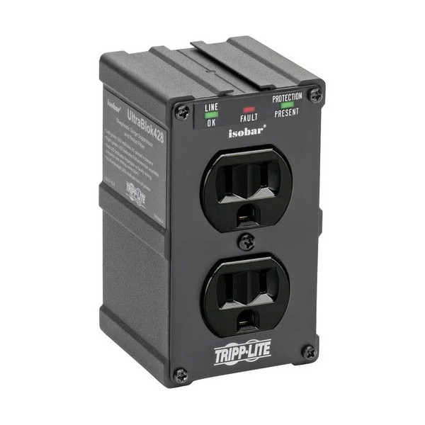 Tripp Lite Isobar ULTRABLOK Premium 2-Outlets Surge Suppressor