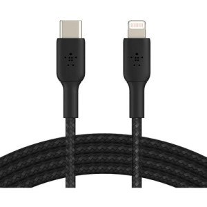 Belkin Braided USB-C to Lightning Cable -CAA004BT1MBK