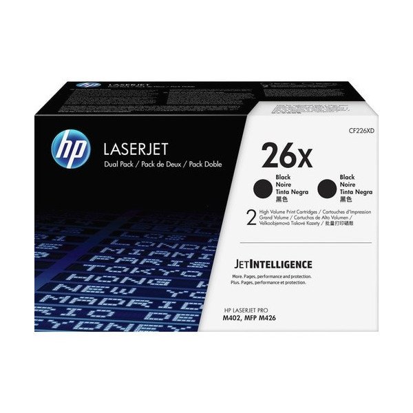 HP 26X (CF226XD) Original High Yield Laser Toner Cartridge