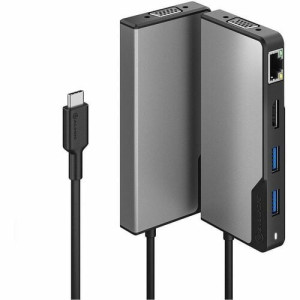 Alogic USB-C Fusion MAX 6-in-1 Hub V2 -UCFUPRGVV2-SGR