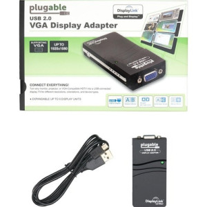 Plugable USB 2.0 to VGA Video Graphics Adapter for Multiple Monitors -USB-VGA-165