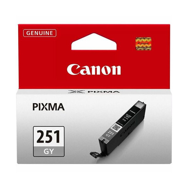 Canon CLI-251 GY Original Standard Yield Inkjet Ink Cartridge