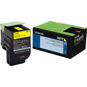 Lexmark Unison 801Y Toner Cartridge -80C10Y0