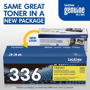 Brother TN336Y Original Toner Cartridge -TN336Y