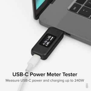 Plugable Electric Voltage Measuring Device -USBC-VAMETER3