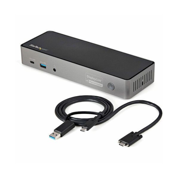 USB-C & USB-A Dock - Hybrid Triple Monitor Laptop Docking