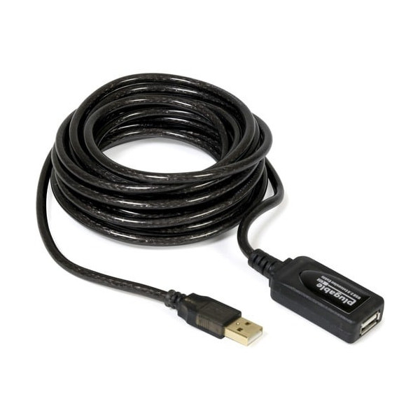 Plugable USB 2.0 Active Extension Cable (5m/16')