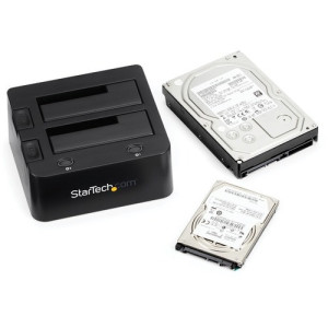 Dual-Bay USB 3.0 to SATA and IDE Hard Drive Docking Station -UNIDOCKU33