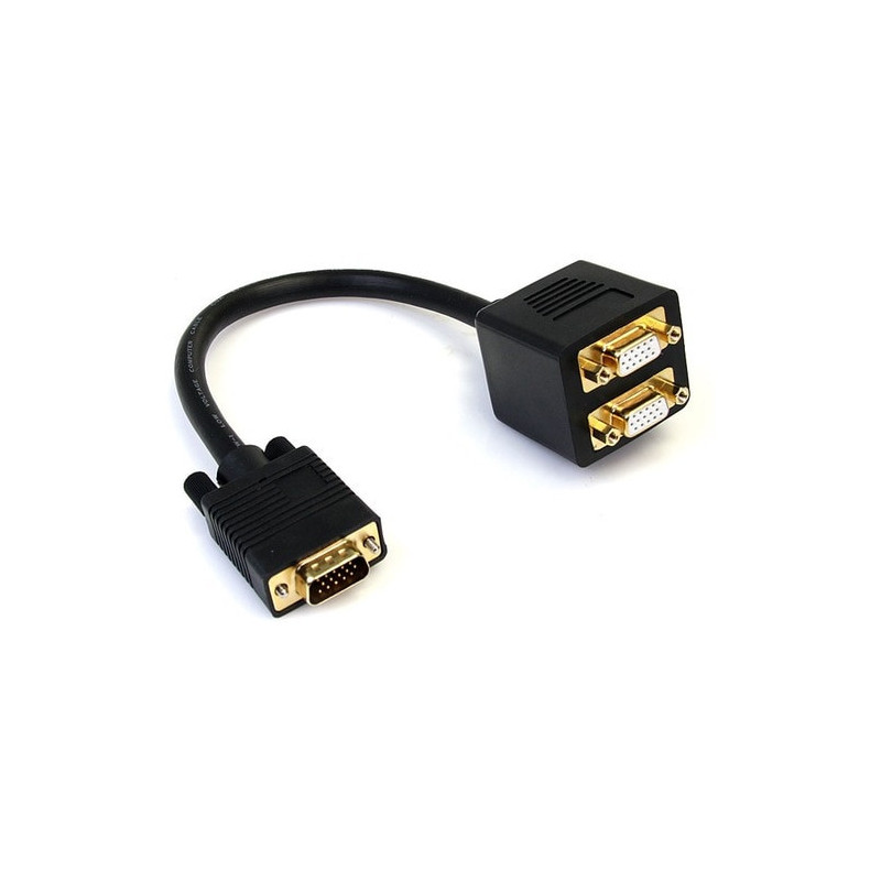 1 ft VGA to 2x VGA Video Splitter Cable -VGASPL1VV