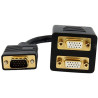 1 ft VGA to 2x VGA Video Splitter Cable -VGASPL1VV