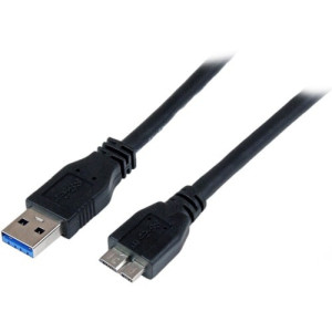 1m (3ft) Certified SuperSpeed USB 3.0 (5Gbps) A to Micro B Cable -USB3CAUB1M