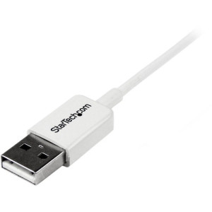 1m White Micro USB Cable -USBPAUB1MW