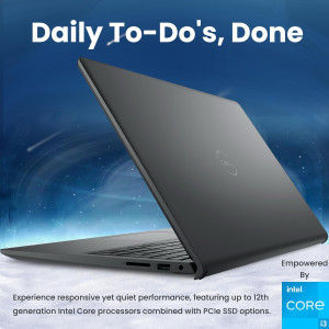 Dell Inspiron 3520 15.6" FHD Core i7-1255U 16GB RAM 1TB SSD Windows 11 Home - Black