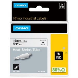 Dymo Rhino Heat Shrink Tube Labels -18057