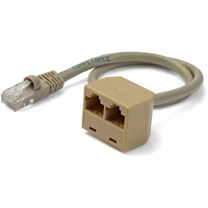 2-to-1 RJ45 Splitter Cable Adapter -RJ45SPLITTER