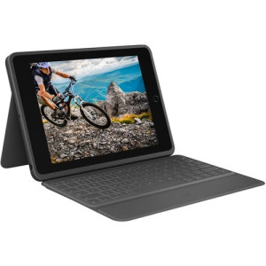 Logitech Rugged Folio Rugged Keyboard/Cover Case (Folio) Apple -920-009312