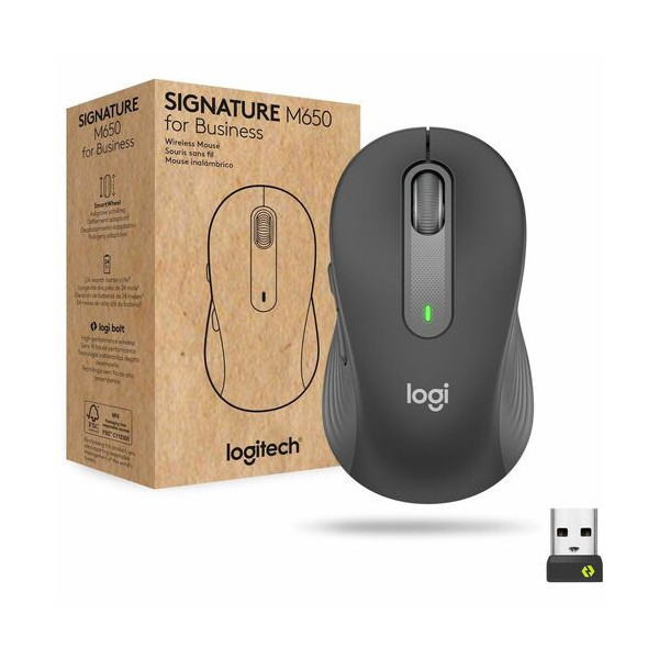 Logitech Signature M650 for Business (Graphite) - Brown Box