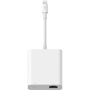 Belkin Ethernet + Power Adapter with Lightning Connector -F8J227DSWHT