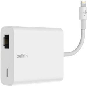 Belkin Ethernet + Power Adapter with Lightning Connector -F8J227DSWHT