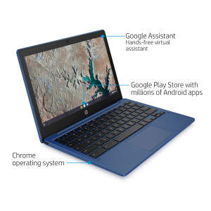 HP Chromebook 11a 11a-na0060nr, 11.6", touch screen, Chrome OS™, 4GB RAM, 32GB eMMC, HD