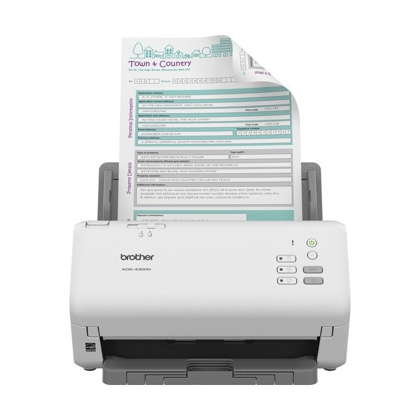 Brother ADS-4300N Sheetfed Scanner