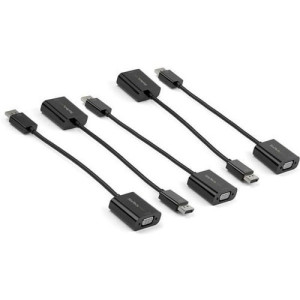 5-Pack DisplayPort to VGA Adapter -DP2VGA3X5