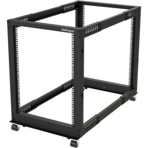 4-Post 15U Mobile Open Frame Server Rack -4POSTRACK15U