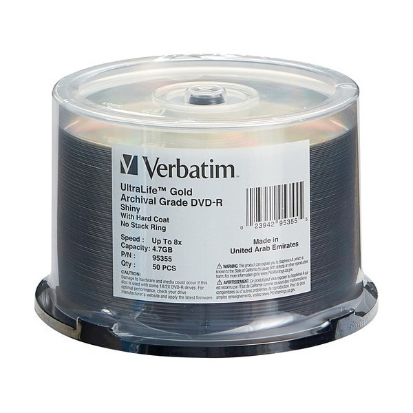 Verbatim UltraLife 95355 DVD Recordable Media