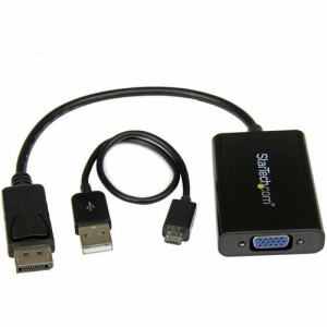 DisplayPort to VGA Adapter with Audio -DP2VGAA