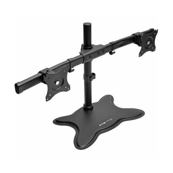 Eaton Dual-Monitor Desktop Mount Stand for 13" to 27" Flat-Screen Displays
