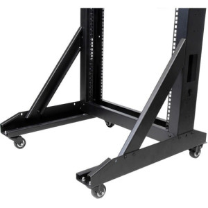 2-Post 42U Mobile Open Frame Server Rack -2POSTRACK42