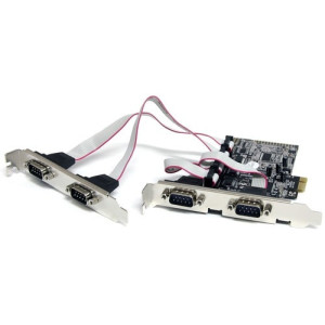 4 Port PCIe Serial Adapter Card with 16550 -PEX4S553