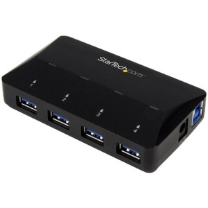 4-Port USB 3.0 Hub plus Dedicated Charging Port -ST53004U1C