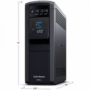 Cyber Power CyberPower UPS Systems CP1350PFCLCD PFC Sinewave - Capacity: 1350VA / 880W -CP1350PFCLCD