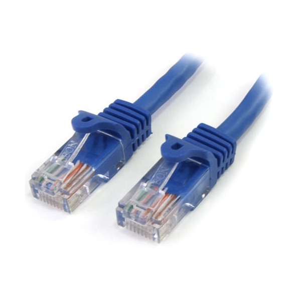 5 ft Blue Snagless Cat5e UTP Patch Cable